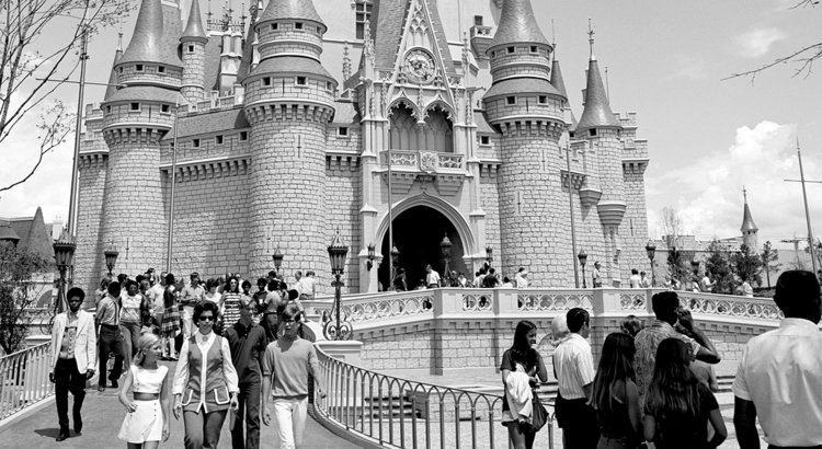 Disney World Eröffnung Magic Kingdom 1971 SW Foto Disney